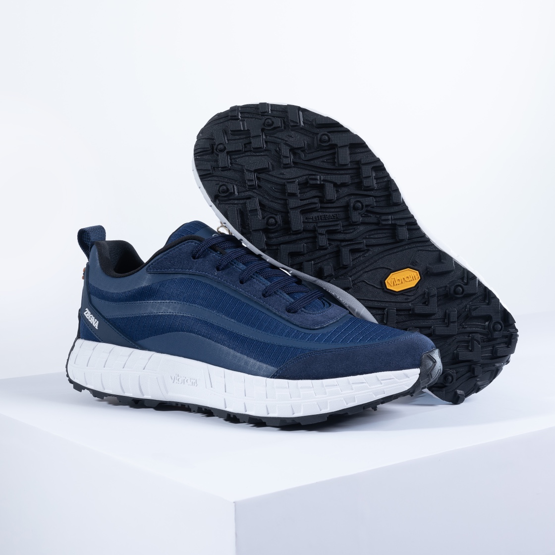 480Ermenegildo Zegna Ermenegildo Zegna Otoño/Invierno Zapatillas deportivas acolchadas impermeables 