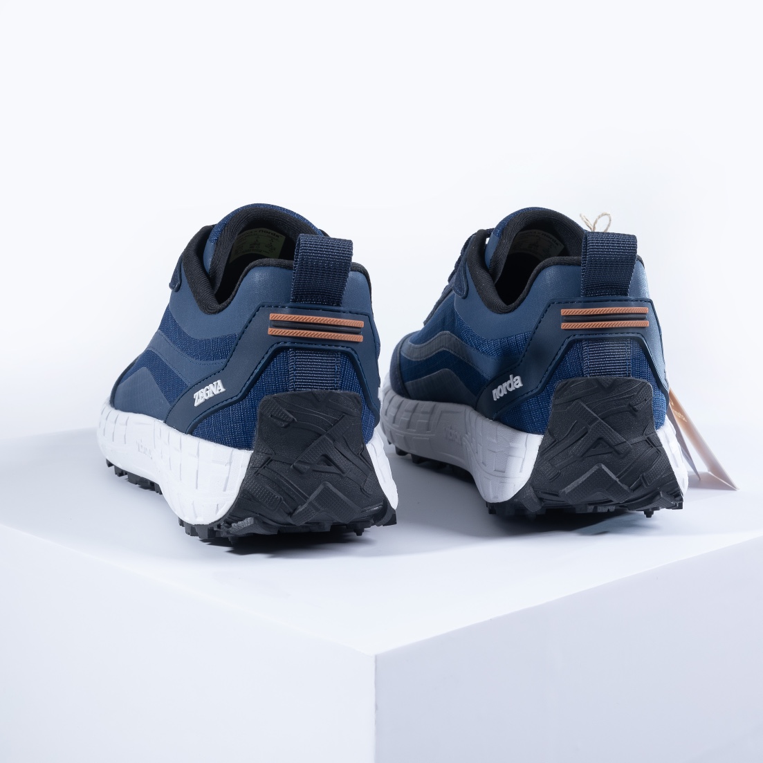 480Ermenegildo Zegna Ermenegildo Zegna Otoño/Invierno Zapatillas deportivas acolchadas impermeables 