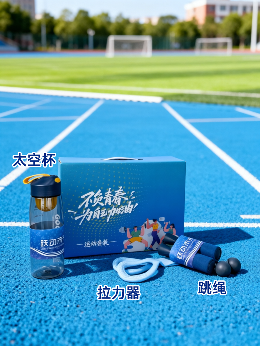 运动系列：跳绳+拉力器+太空杯