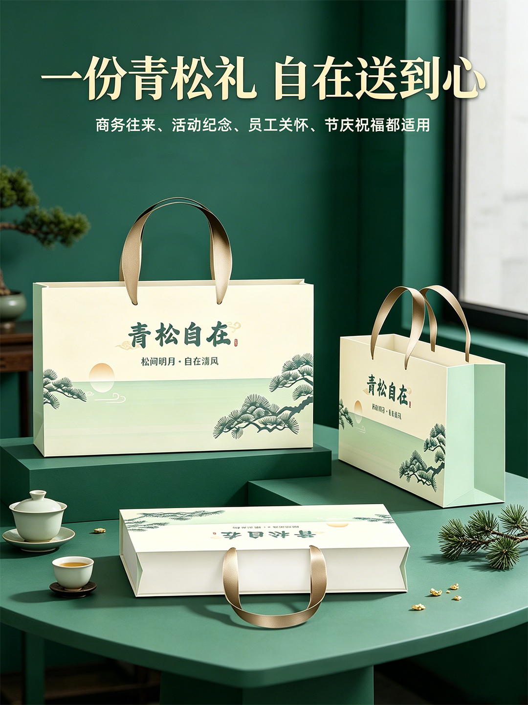 青松自在凉枕系列：艾草锤+骨头枕+艾草坐垫 三件套