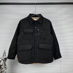 Burberry Clothing Coats & Jackets Best Luxury Replica
 Black Green Unisex Cotton Fashion