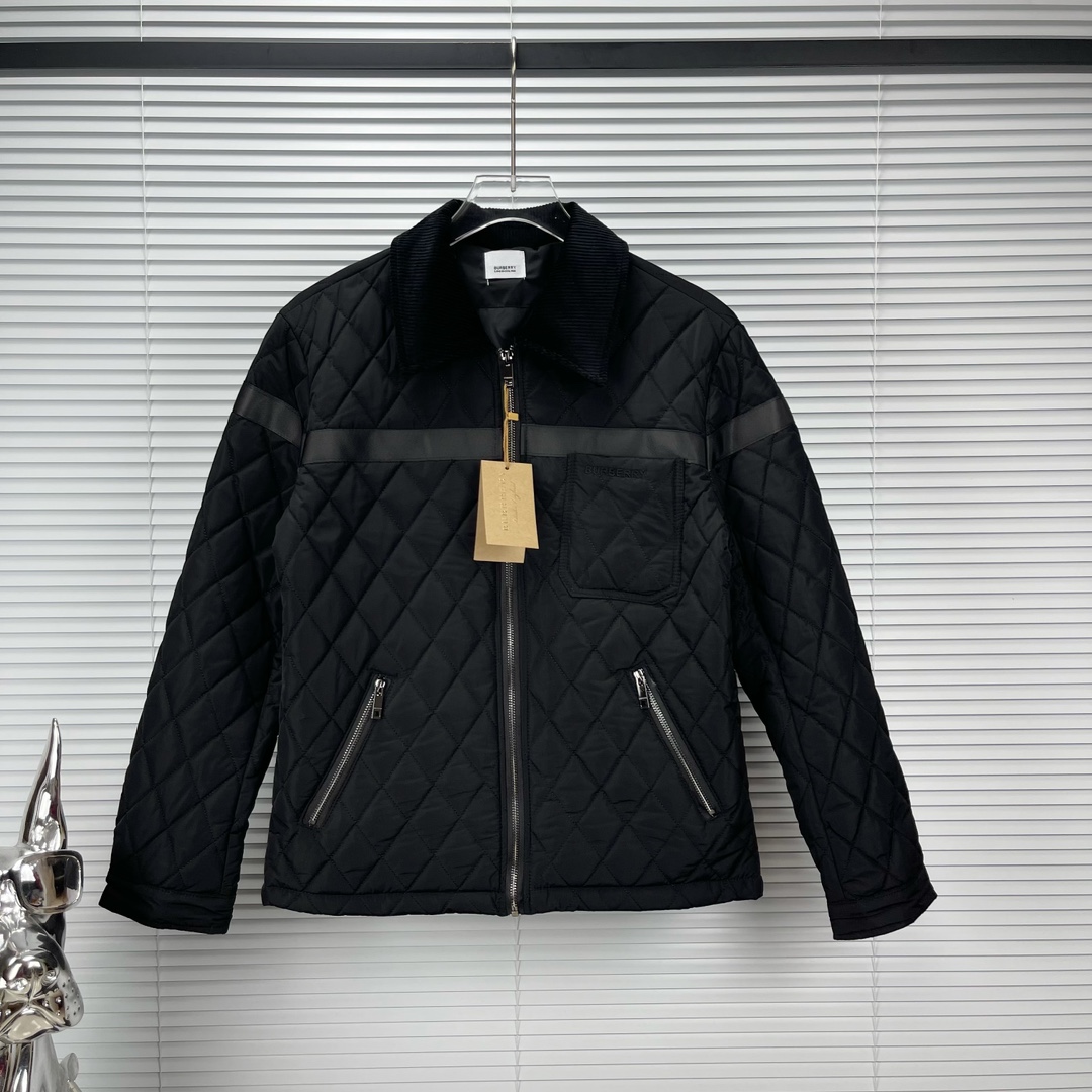 Replica For Cheap
 Burberry Clothing Coats & Jackets 2023 AAA uk 1st Copy
 Black Unisex Cotton Fashion