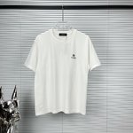 Amiri Clothing T-Shirt Black White Printing Unisex Cotton Fashion Short Sleeve