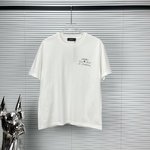 Amiri Clothing T-Shirt AAA Replica Designer
 Black White Printing Unisex Cotton Fashion Short Sleeve