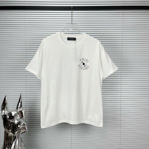 Amiri Clothing T-Shirt Black White Printing Unisex Cotton Fashion Short Sleeve
