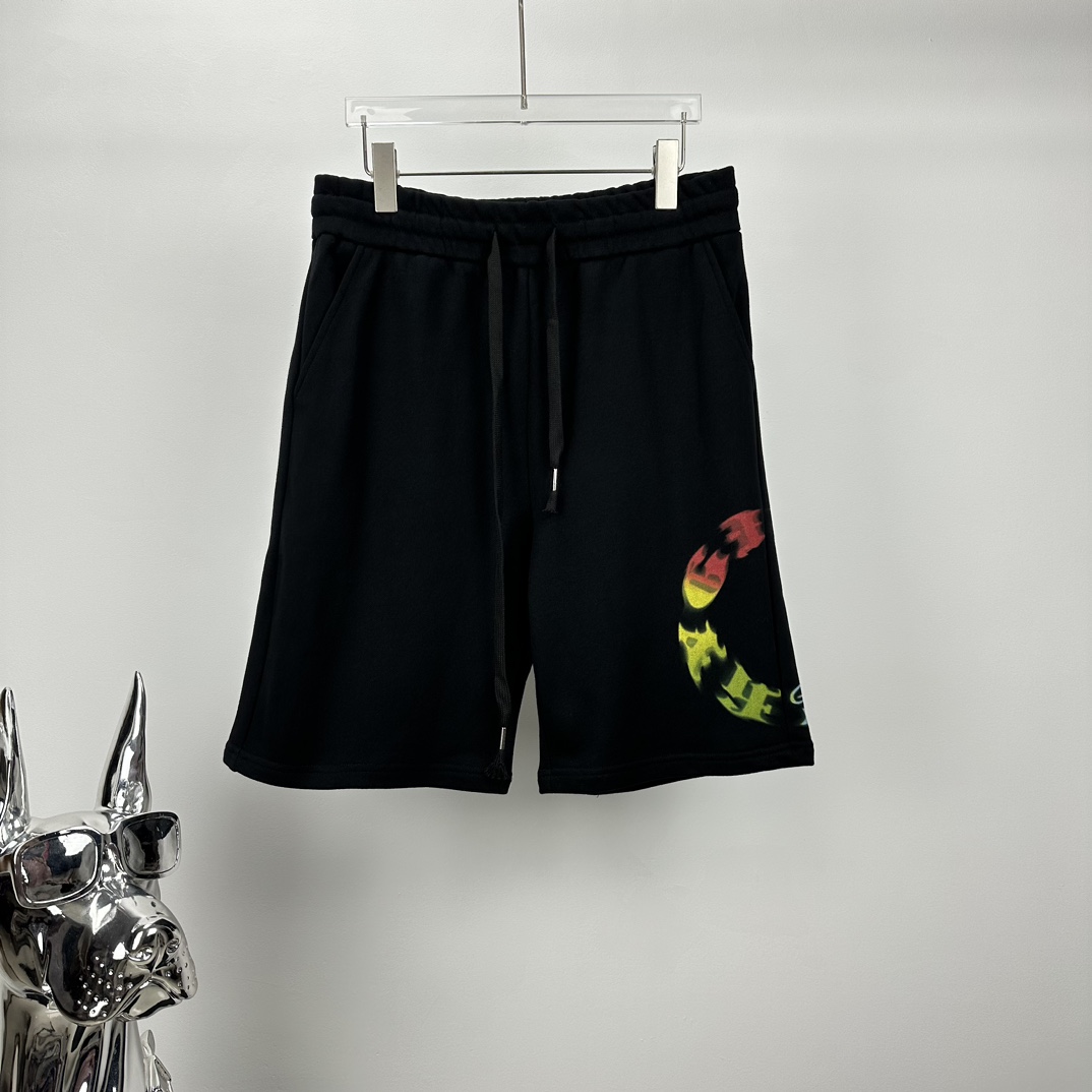 Pantalones cortos para parejas con logo de nuevo color de primavera y verano de Givenchy 2024 🔥Versión alta🔥Versión a…