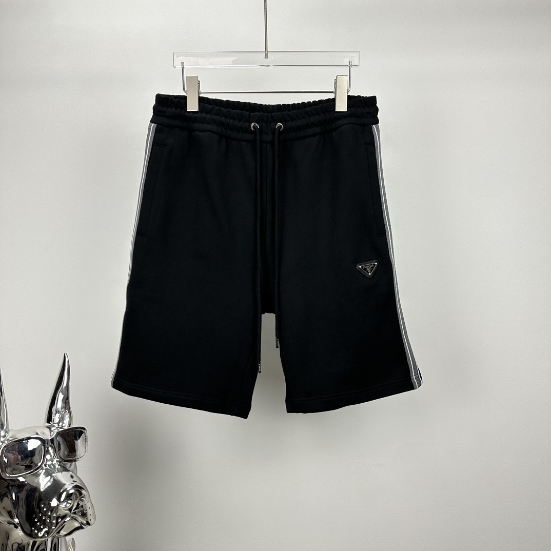 Prada 2024 primavera-verano nuevo estilo shorts unisex con insignia triangular 🔥alta versión🔥alta versión🔥…