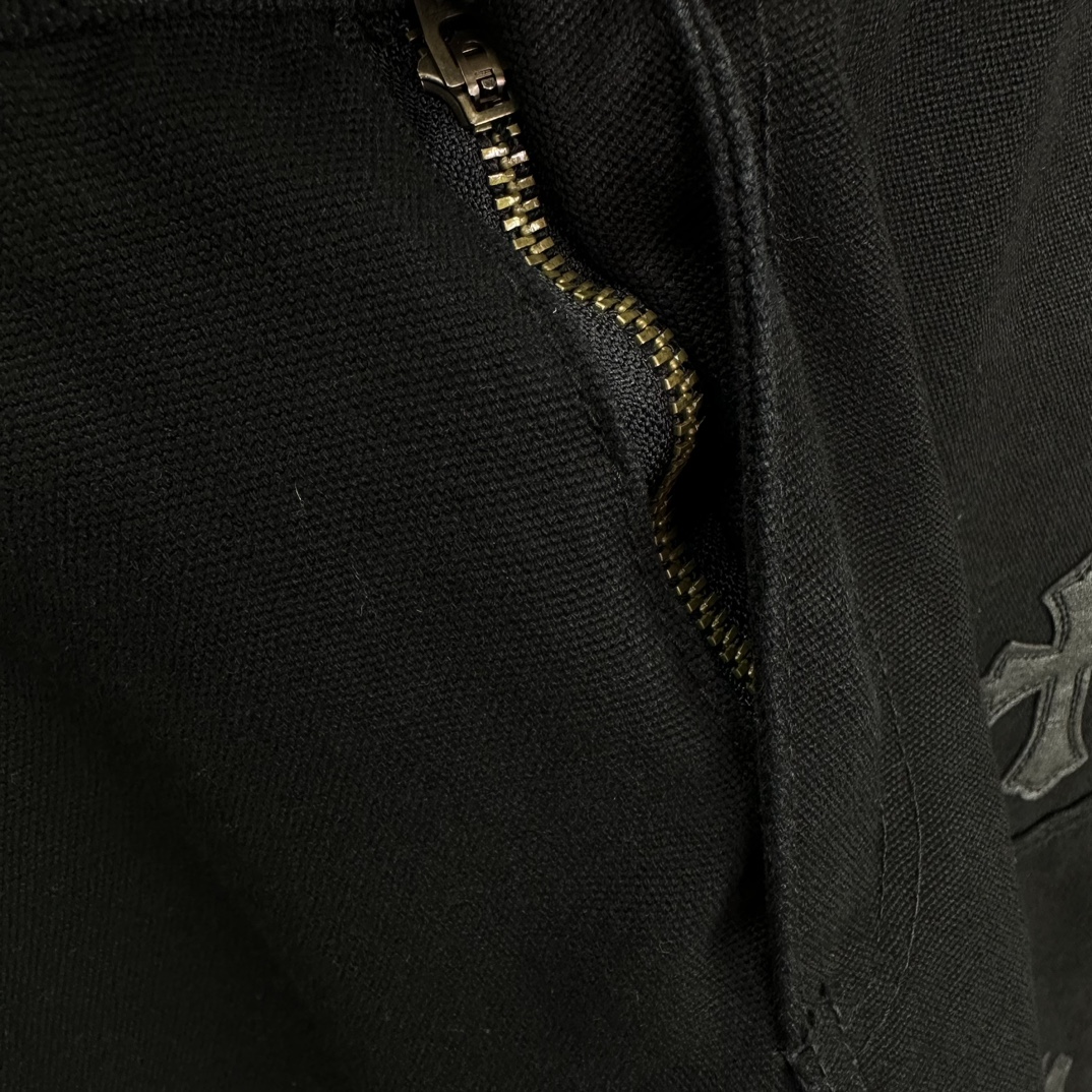 Chrome Hearts 克罗心2024新款十字架贴皮水洗牛仔裤