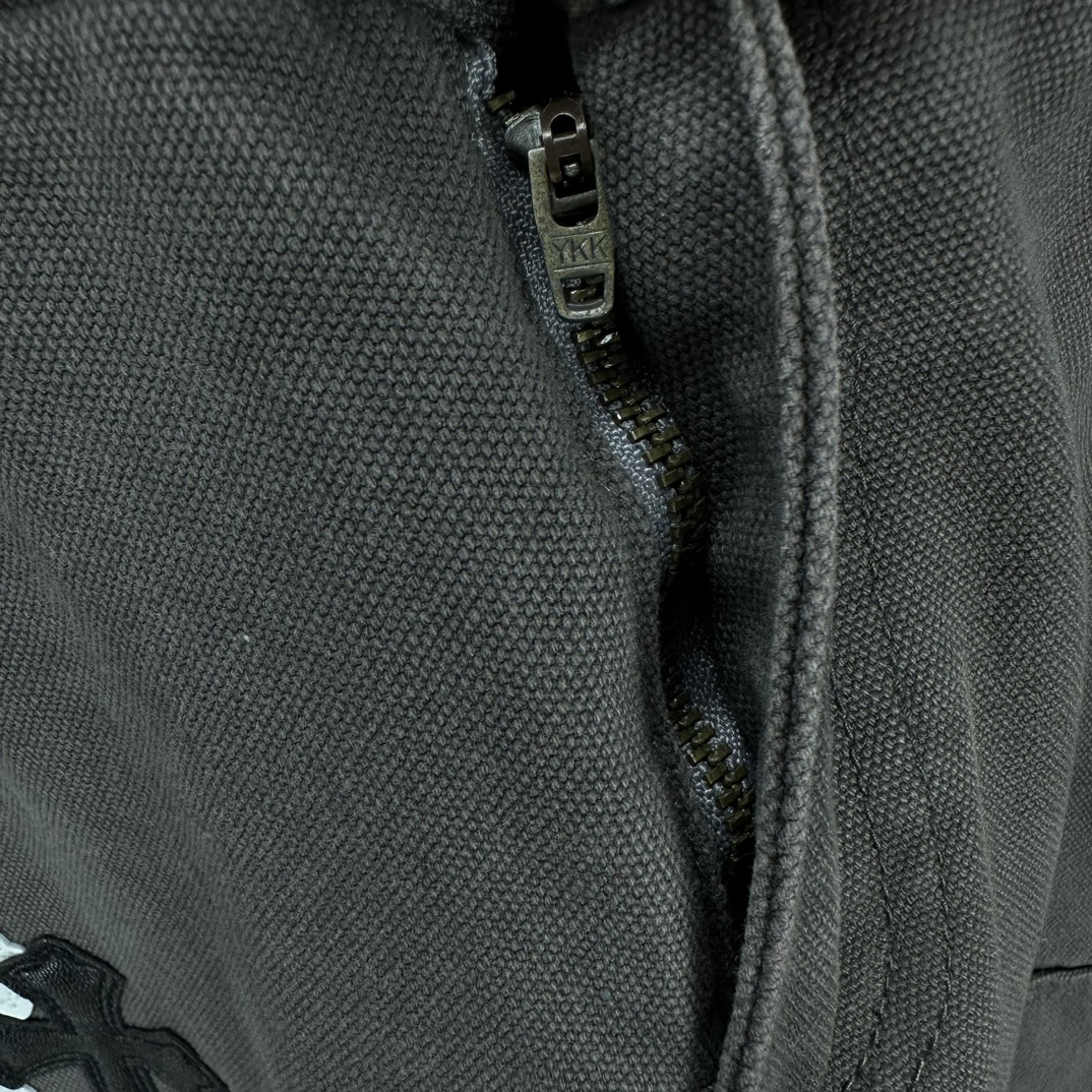 Chrome Hearts 克罗心2024新款十字架贴皮水洗牛仔裤