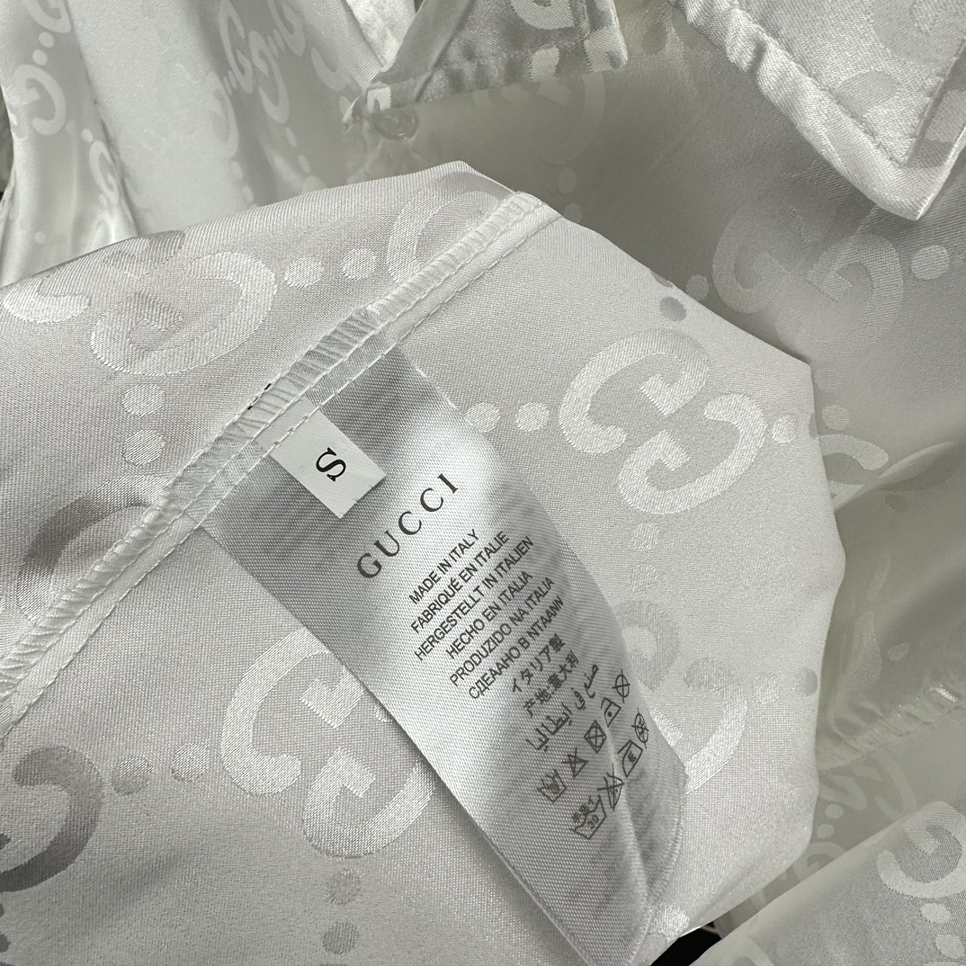 Gucchi 2024 Logo Couple Short Sleeve: High-End Fashion with Premium Design - 图片 6