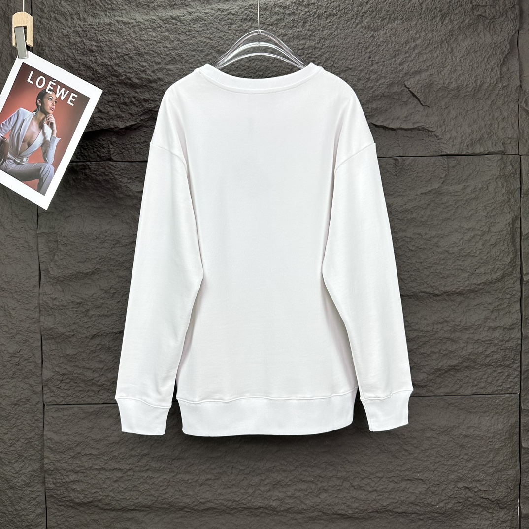 2024 Prada New Logo Round Collar Couple’s High-End Fashion Shirt - 图片 2