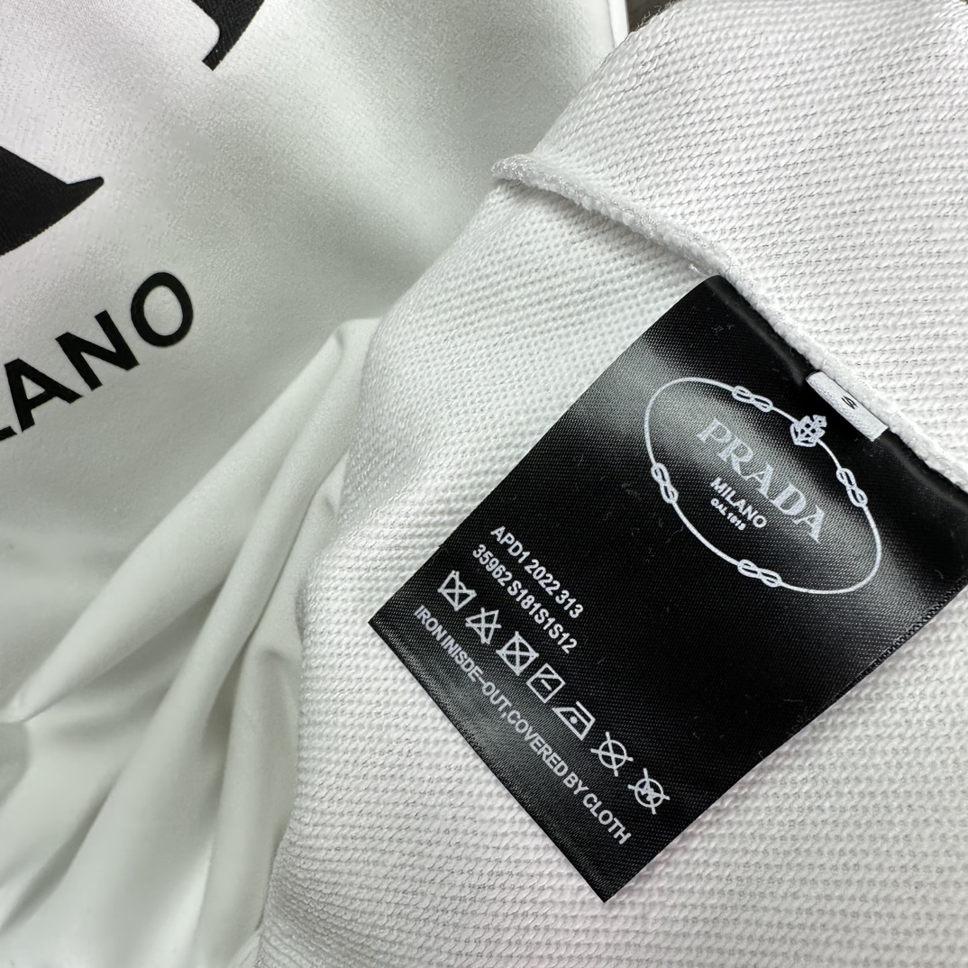 2024 Prada Letter-Printed Circle Suit: High-End Fashion for Men and Women - 图片 7