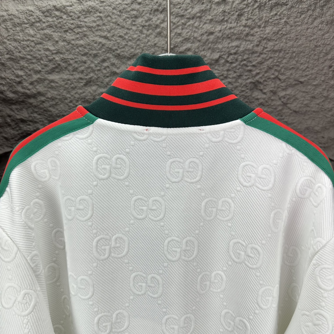 High-End GUCCI Logo Zip Jackets 2024 Collection for Men and Women - 图片 8