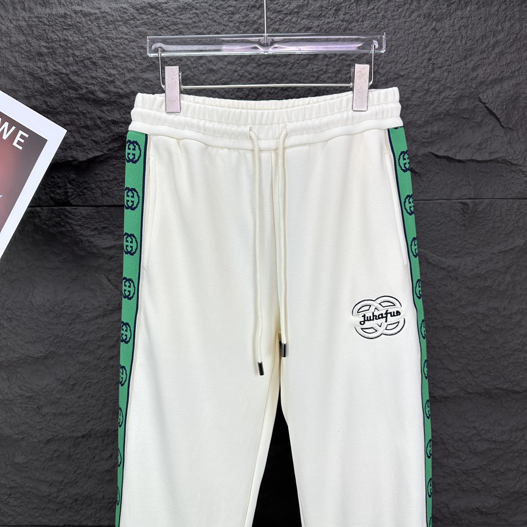 High-end GUCCI Couple Pants with New Logo Embroidery, 2024 Collection - 图片 6