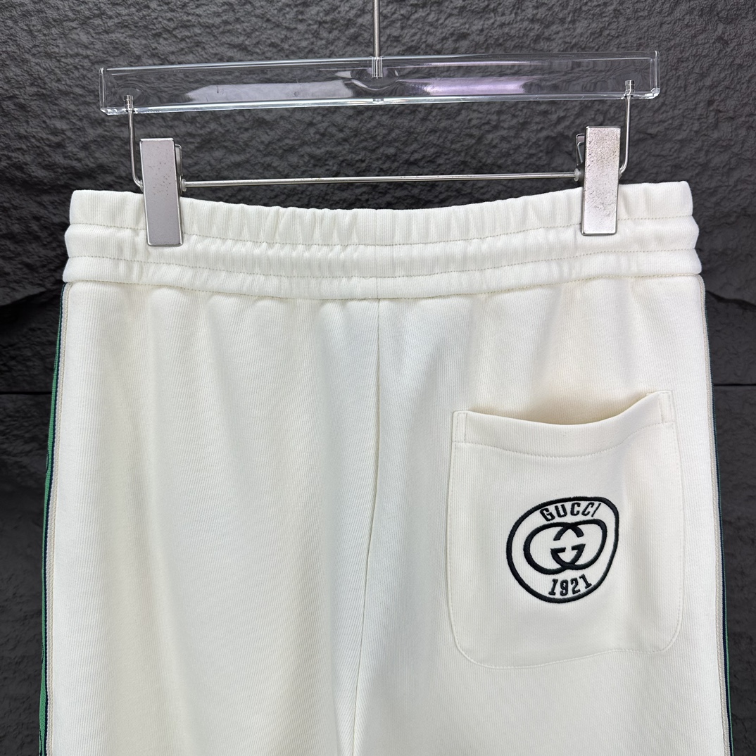 High-end GUCCI Couple Pants with New Logo Embroidery, 2024 Collection - 图片 8
