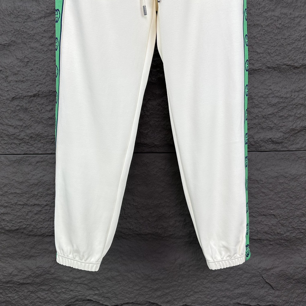 High-end GUCCI Couple Pants with New Logo Embroidery, 2024 Collection - 图片 7