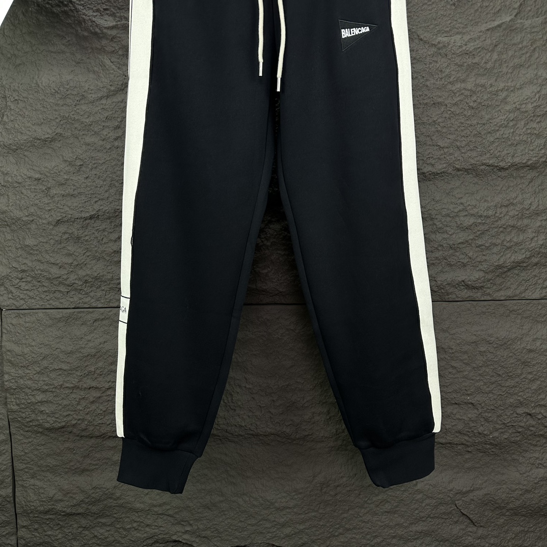 Palenciaga 2024 High-End Couple Pants: Custom Fabric, Embroidered Logo, Comfortable Hand Feel - 图片 7