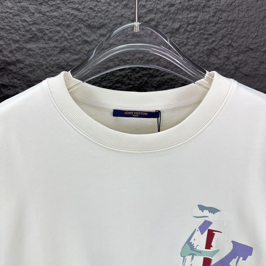 Louis Vuitton 2024 Color Letter Logo Couple’s Cortex Apparel: High-End Fashion Statement - 图片 3