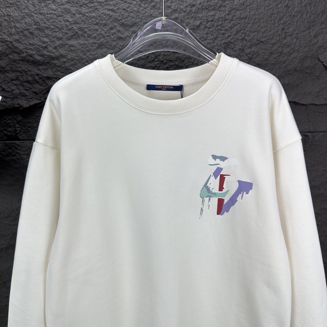 Louis Vuitton 2024 Color Letter Logo Couple’s Cortex Apparel: High-End Fashion Statement - 图片 5