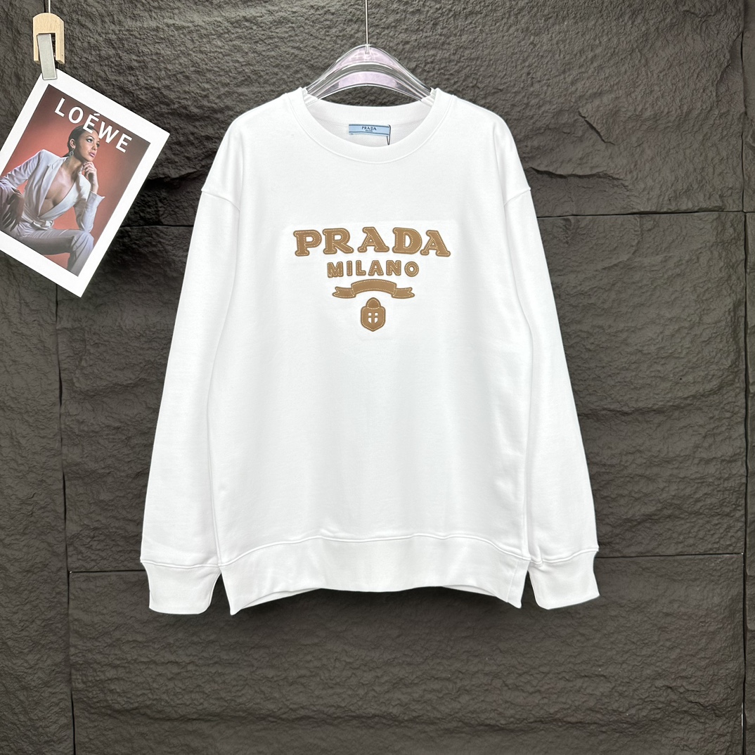 2024 Prada Platinum Logo Fabric Jacket: High-End Fashion for Men and Women
