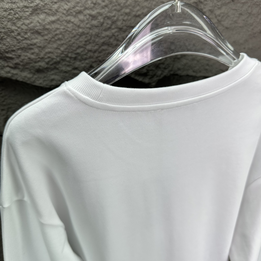 “High-End Palenciaga Parisian 2024 Logo Couple’s Round Collar Fashion Apparel” - 图片 8