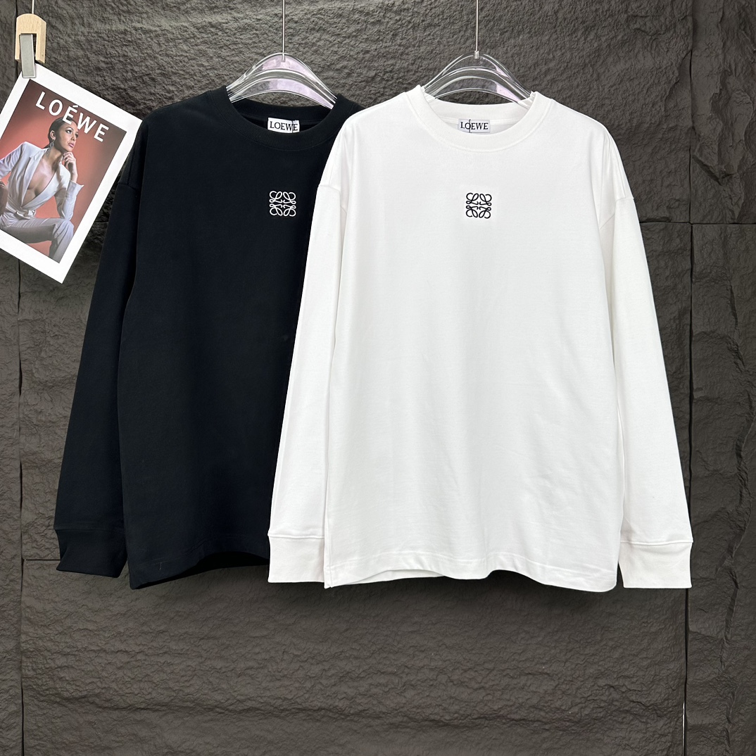 “Loewe2024 Puffer Jacket: High-End Embroidered Long Sleeve Fashion for Men and Women” - 图片 9