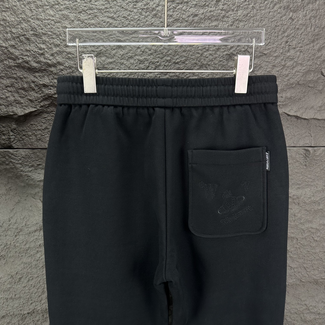 2024 Vivienne Westwood Couple Pants: Heavy Embroidery, High-End Fashion, Comfortable Fabric - 图片 9