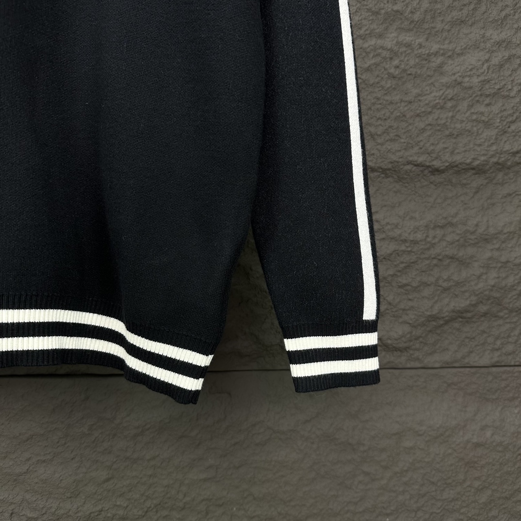 High-End GVS 2024 Logo Sweater: Fashionable, Comfortable, Unisex in Black (M-3XL) - 图片 6