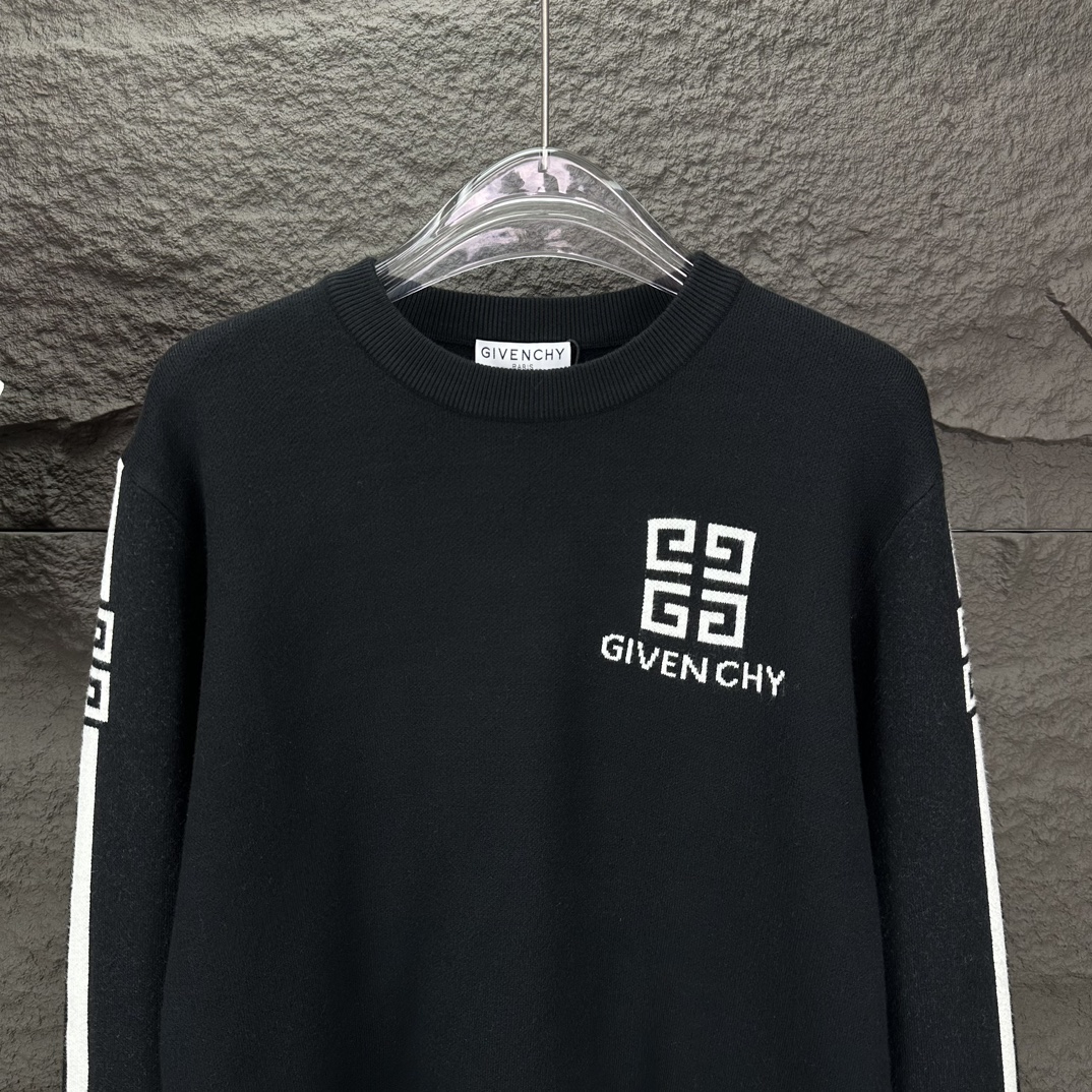 High-End GVS 2024 Logo Sweater: Fashionable, Comfortable, Unisex in Black (M-3XL) - 图片 5