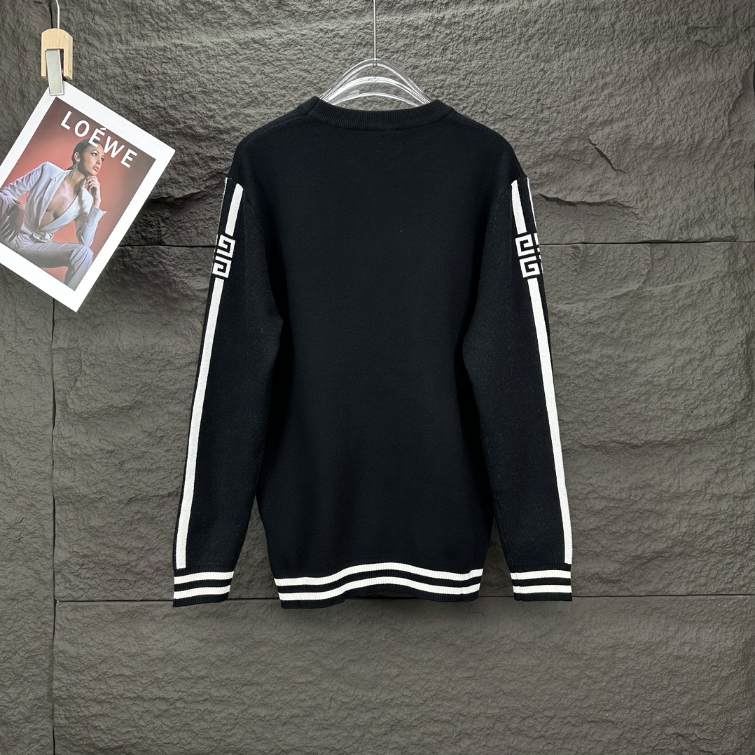 High-End GVS 2024 Logo Sweater: Fashionable, Comfortable, Unisex in Black (M-3XL) - 图片 2