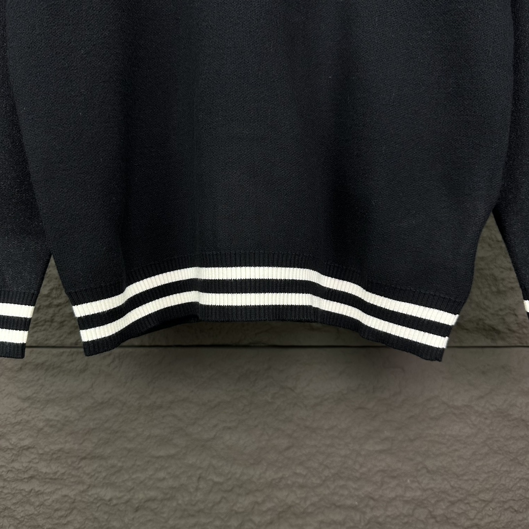 High-End GVS 2024 Logo Sweater: Fashionable, Comfortable, Unisex in Black (M-3XL) - 图片 7