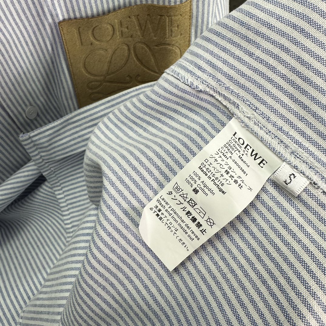 High-End 2024 Stripe Bag and Couple Shirt with Special Fabric and Digital Printing - 图片 8