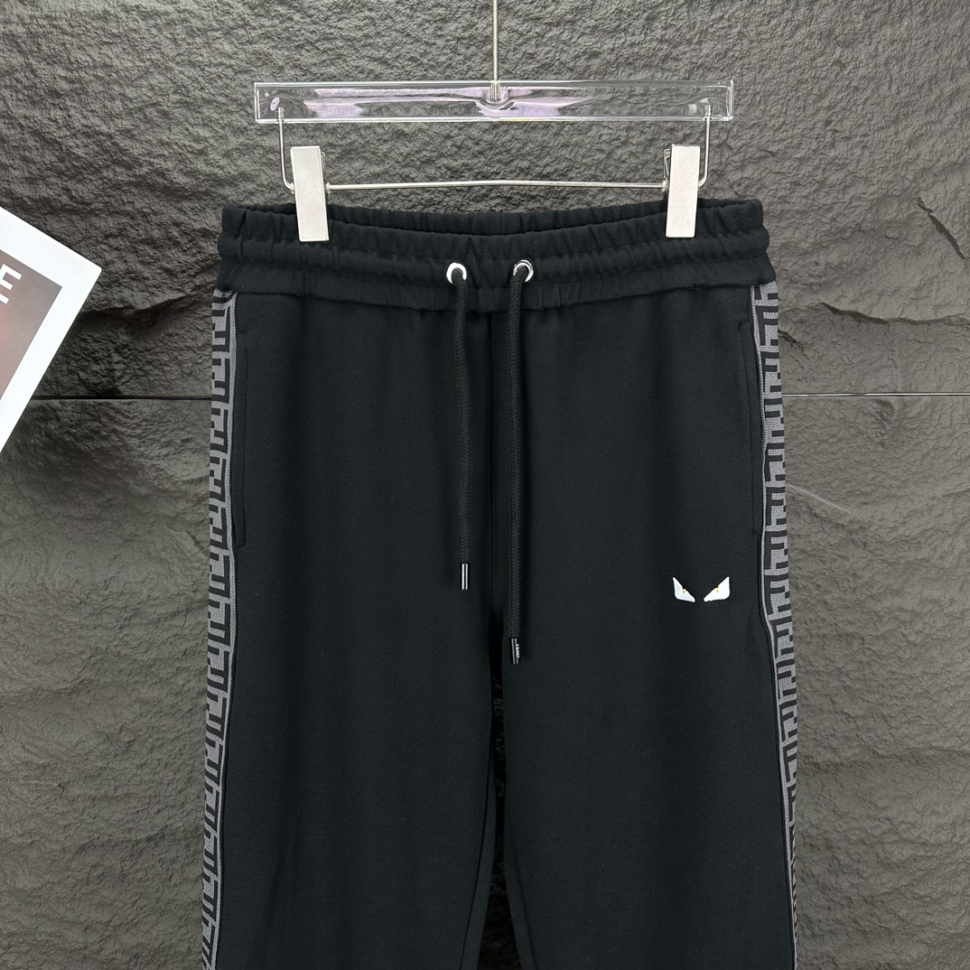 High-End Embroidered Eye Couple Pants for 2024 Fashion Trend - 图片 5