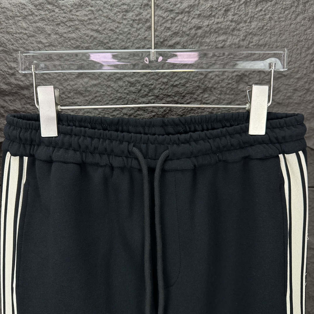 DR CÉLINE 2024 Embroidered Couple Pants: High-End Custom Fabric, Unisex, Black, S-XL - 图片 3