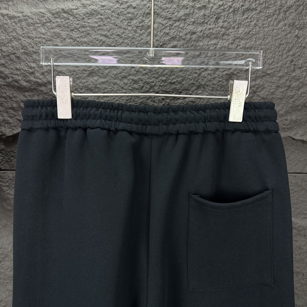 DR CÉLINE 2024 Embroidered Couple Pants: High-End Custom Fabric, Unisex, Black, S-XL - 图片 9