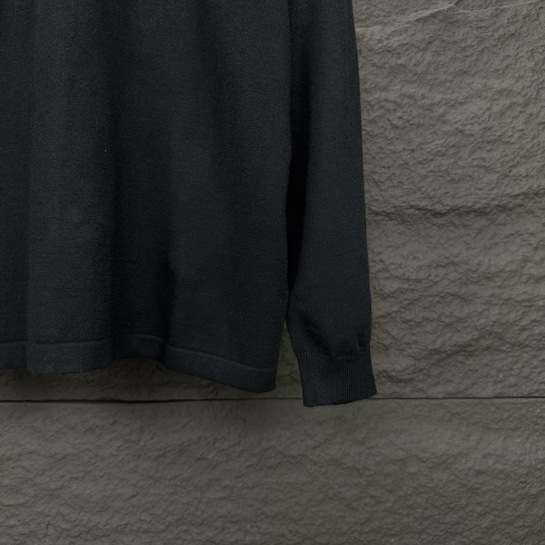 High-End DR GVS 2024 Black Sweater: Fashionable, Comfortable, Unisex, Various Sizes - 图片 6