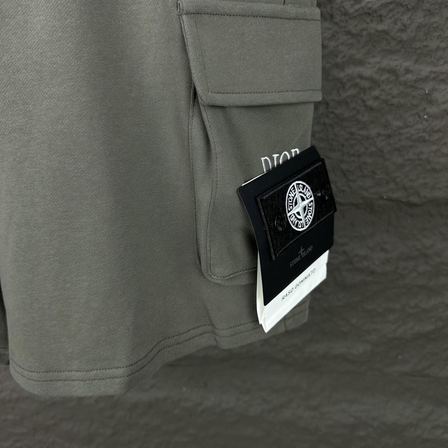 High-End Dr. Dio X. Stone Island Union Shorts: Premium Quality, Custom Fabric, Unisex, Various Colors - 图片 6