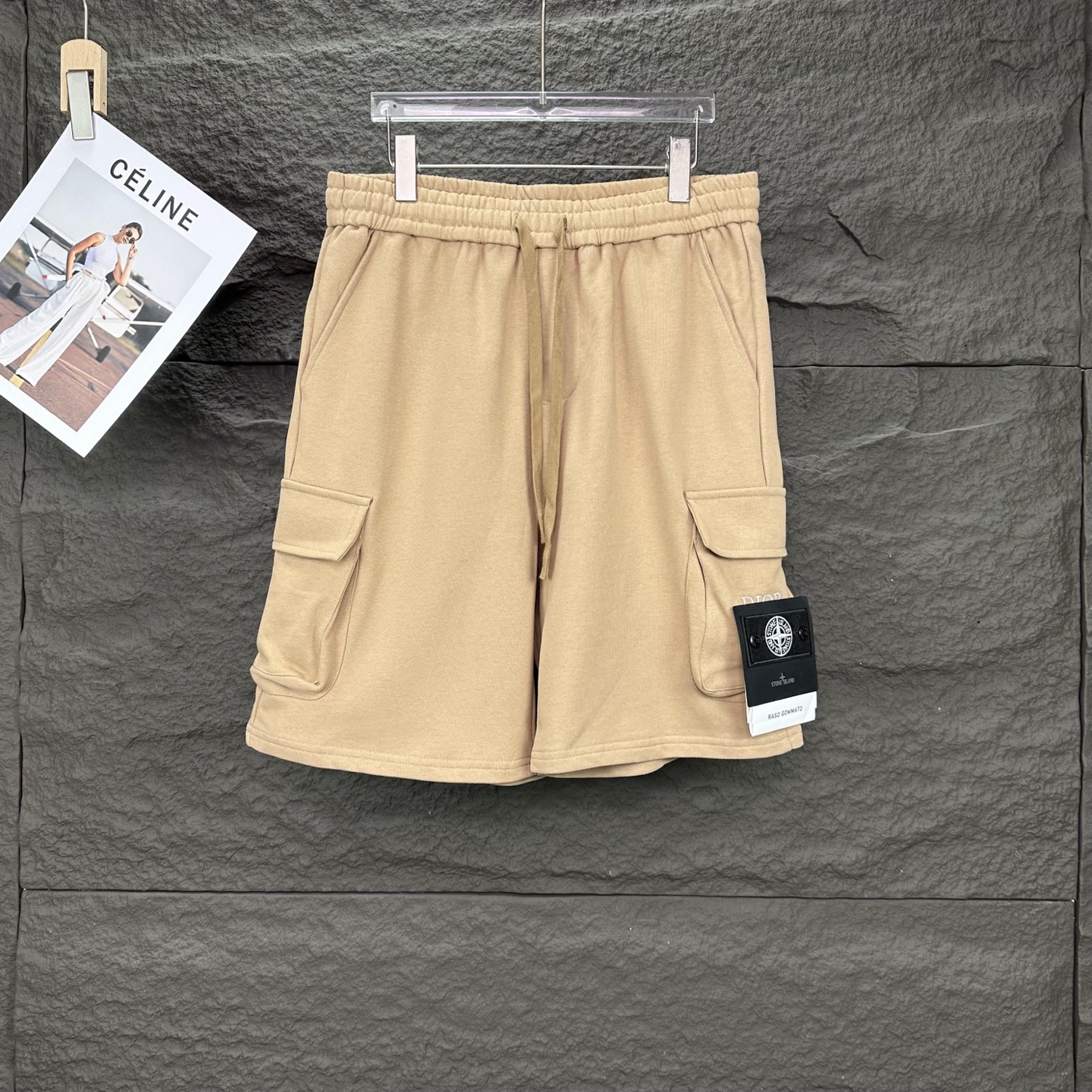 High-End Custom Cotton Shorts with Embroidered Logo – 265 💰