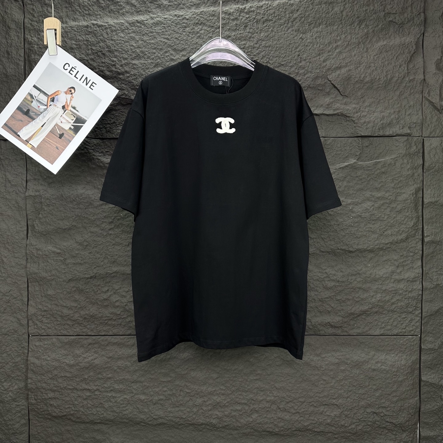 Chanel 2025 Embroidered Couples T-shirt: High-End Fashion with Premium Quality - 图片 1