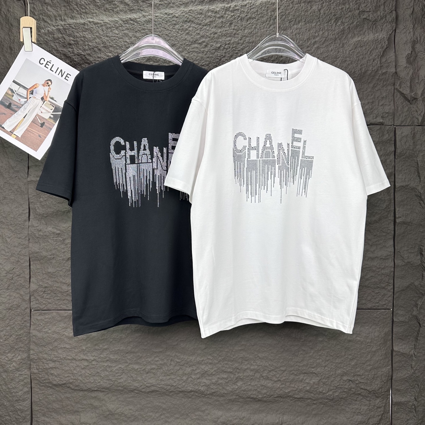 Chanel’s 2025 High-End Logo Couple T-Shirt: Fashionable, High-Quality, Unisex - 图片 9