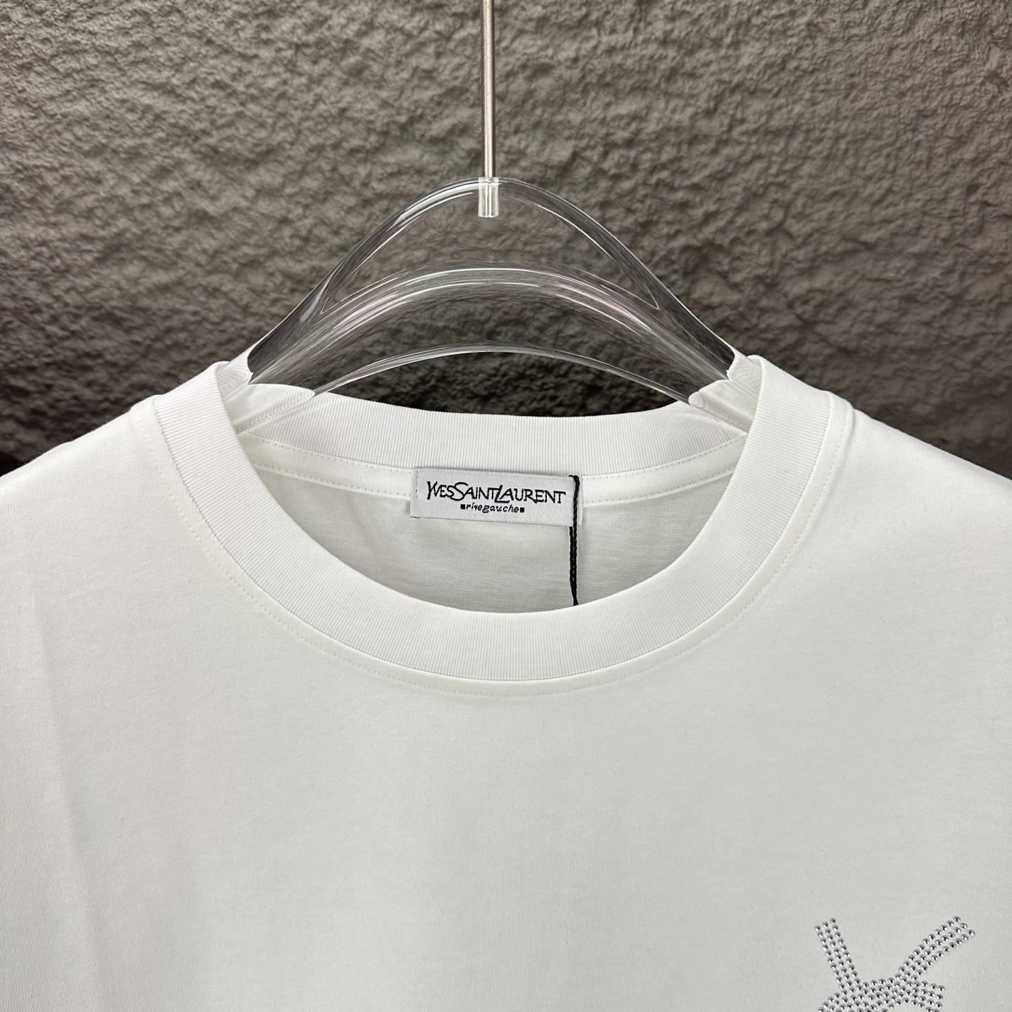 High-End YSL St. Roland 2025 Couple T-Shirt: Premium Quality, Stylish Design - 图片 3