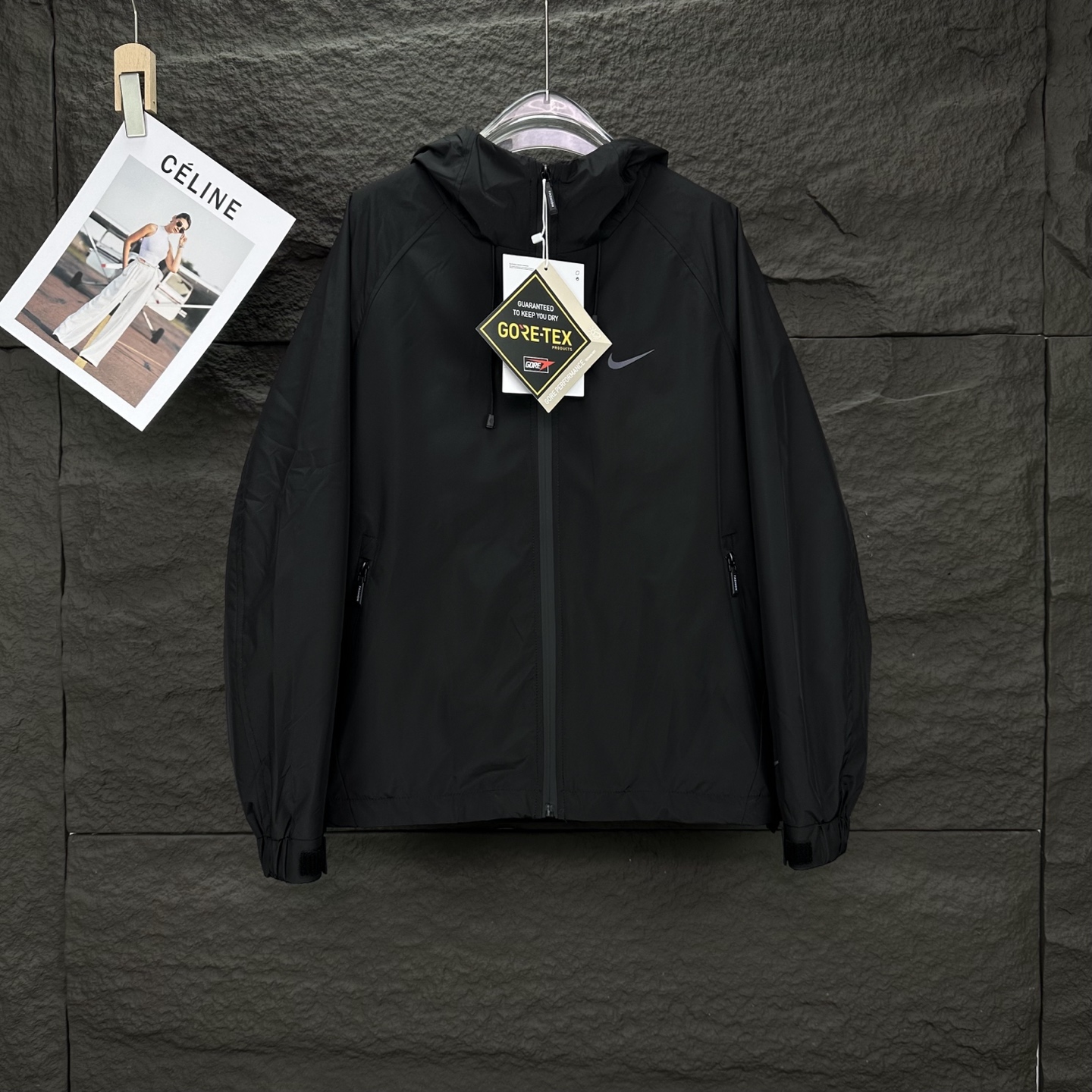 High-End Waterproof Hood Zipper Jacket with New Logo for 2025 - 图片 1