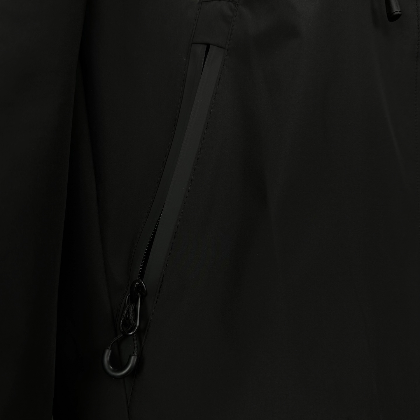 High-End Waterproof Hood Zipper Jacket 2025 with Reflecting Logo for Couples - 图片 8