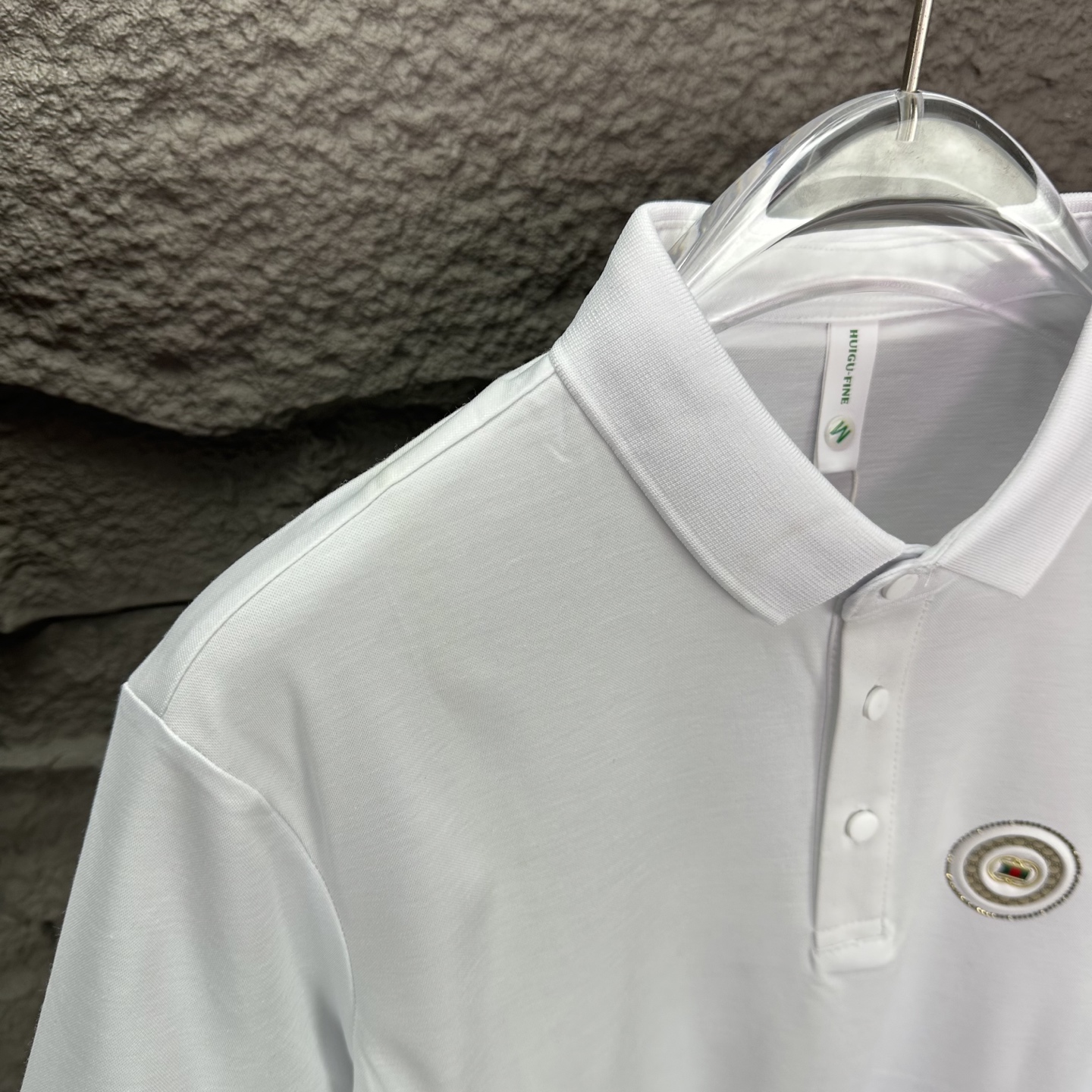 High-end 2025 Dr. Gucchi Couple Shorts Polo: Premium Quality Fabric, Skin Ice Cream, Unisex - 图片 6