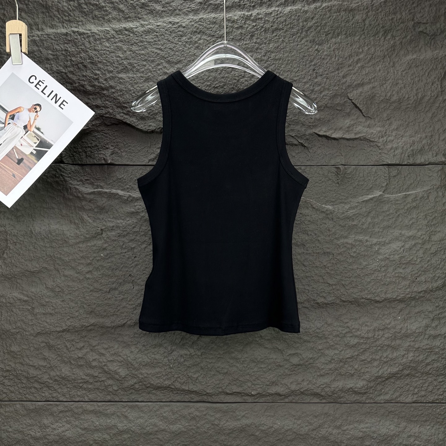 Céline 2025 Embroidery Vest: High-End Fabric, Digital Printing, High Quality. - 图片 2