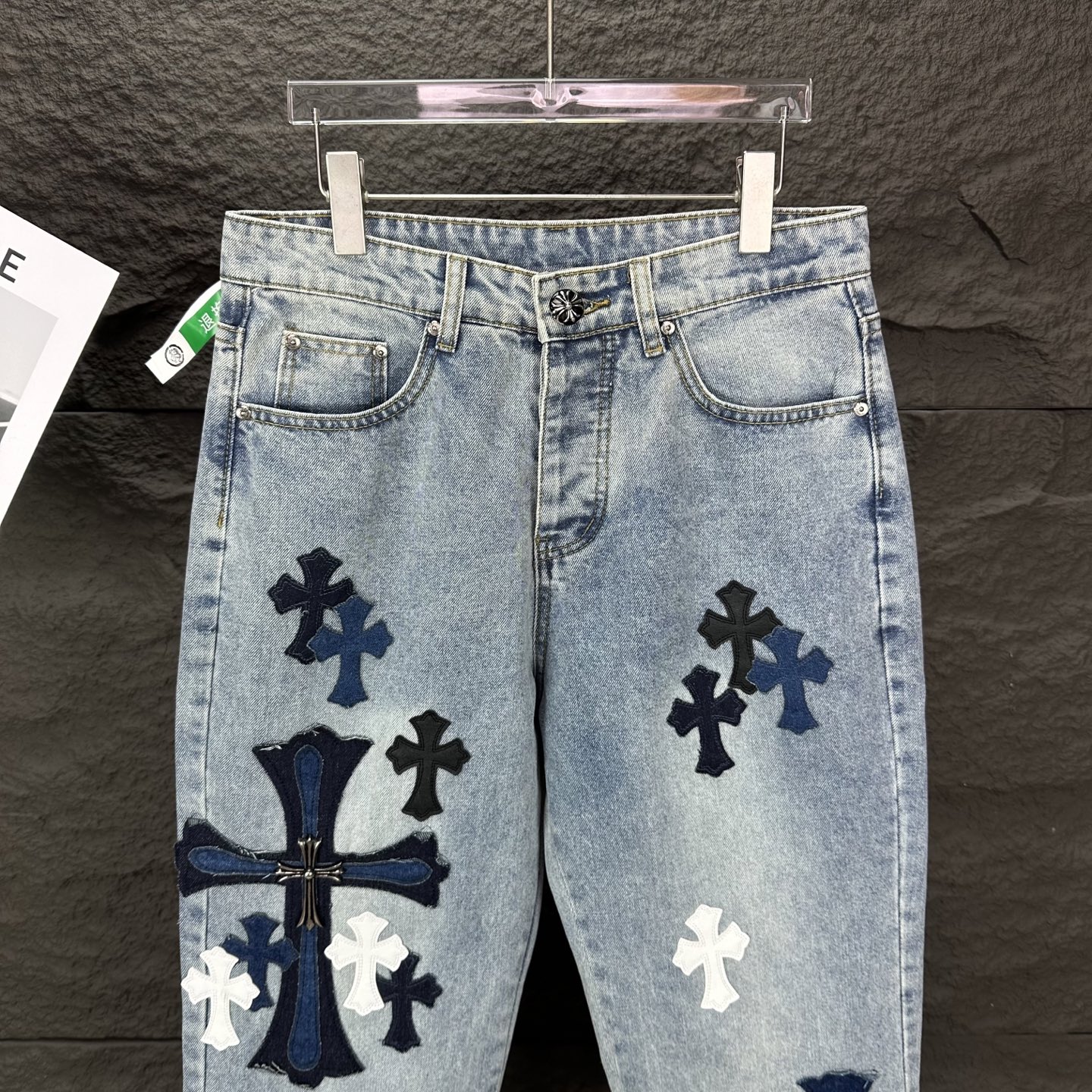 Embroidered Couples Jeans 2025: High-End Water-Washed Styles, Top Quality, Various Sizes. - 图片 7