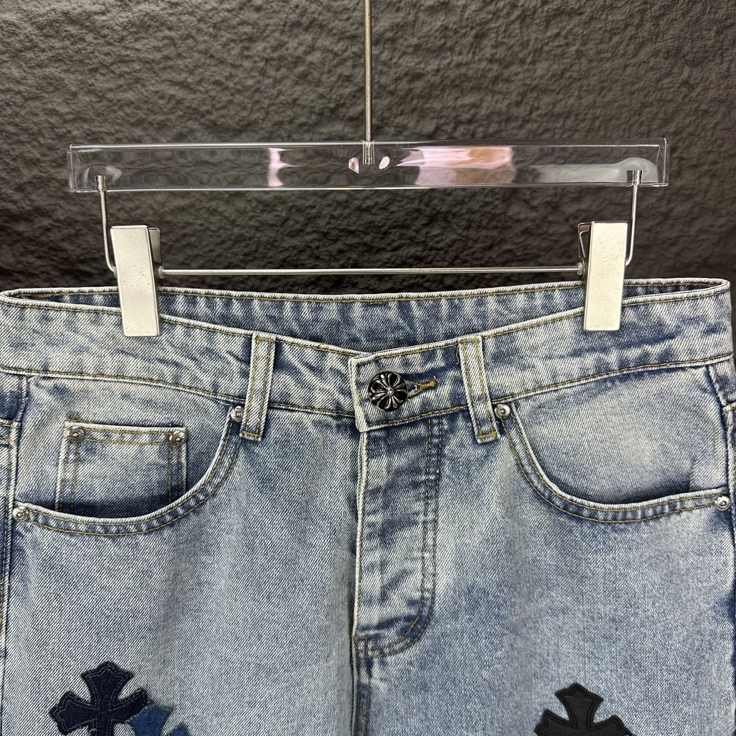 Embroidered Couples Jeans 2025: High-End Water-Washed Styles, Top Quality, Various Sizes. - 图片 3