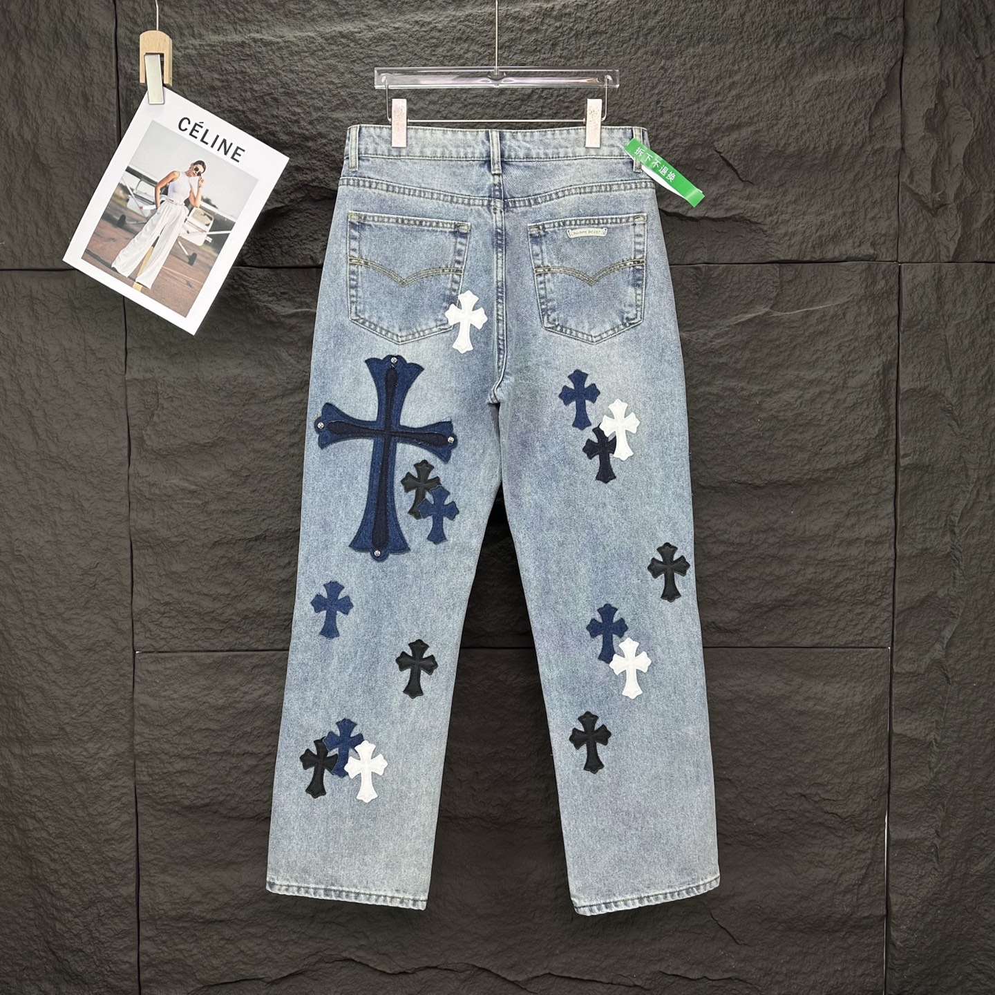 Embroidered Couples Jeans 2025: High-End Water-Washed Styles, Top Quality, Various Sizes. - 图片 2