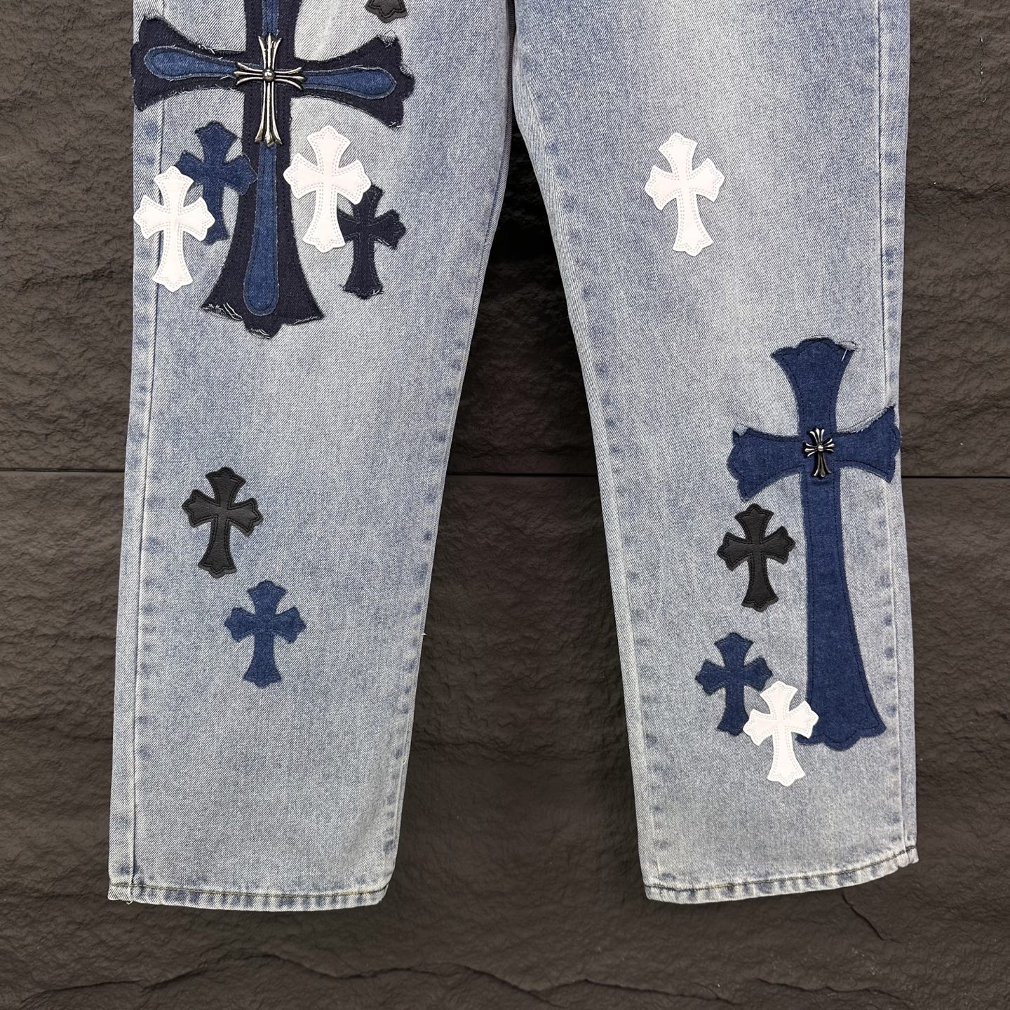 Embroidered Couples Jeans 2025: High-End Water-Washed Styles, Top Quality, Various Sizes. - 图片 8