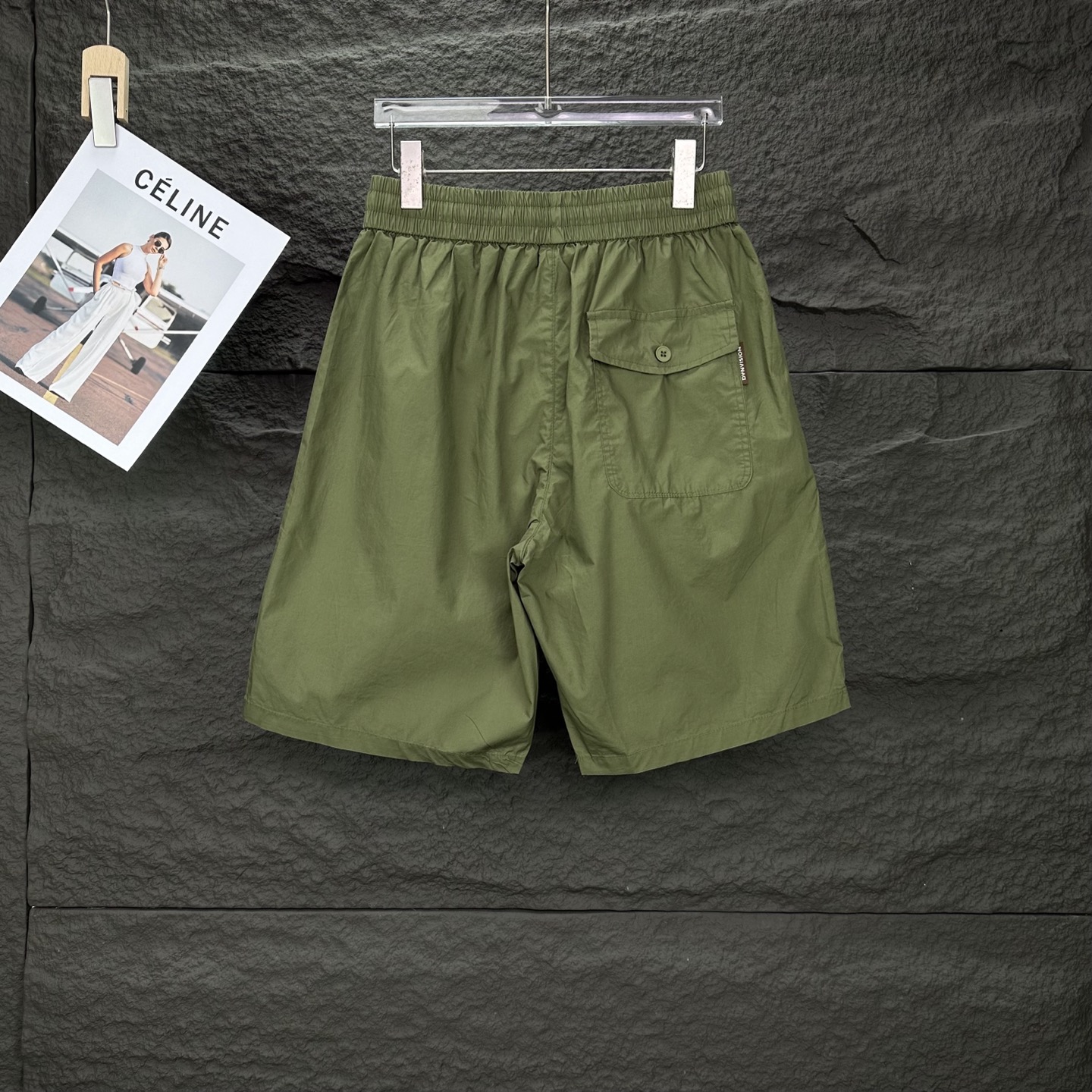 High-End 2025 Pure-Coloured Couple Shorts in Original Custom-Made Fabric - 图片 2